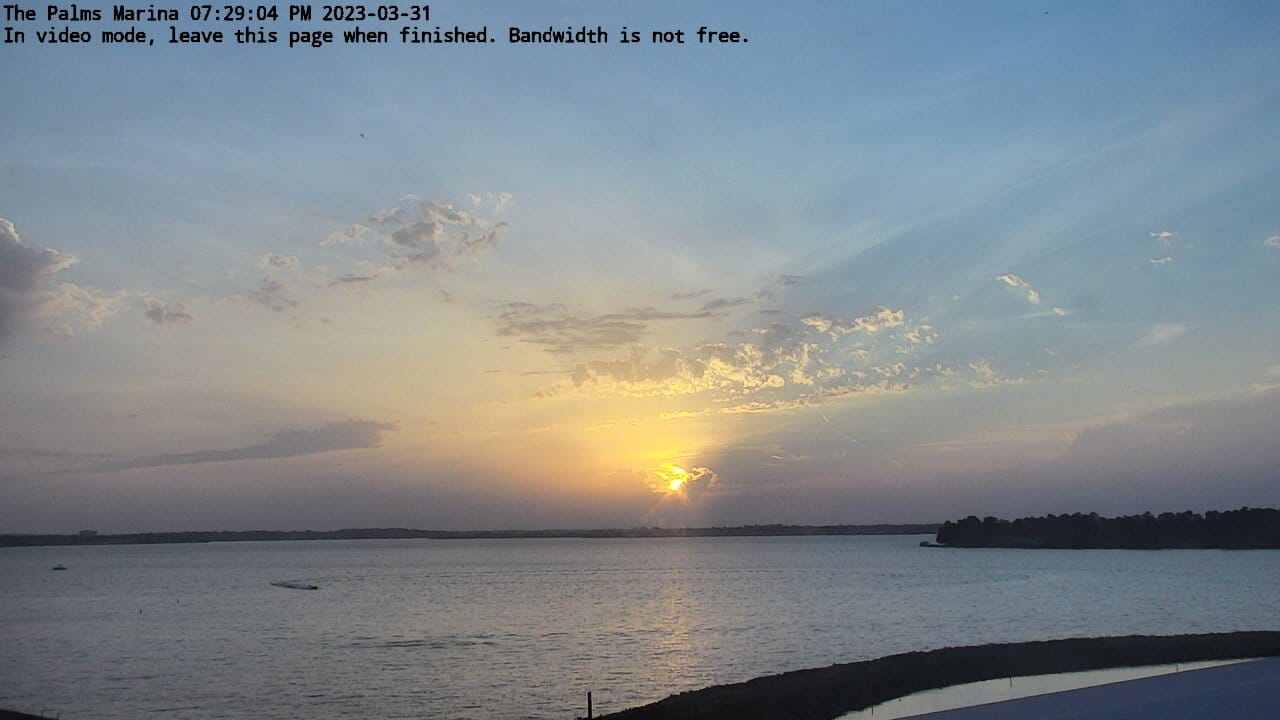 Lake Conroe sunset photo