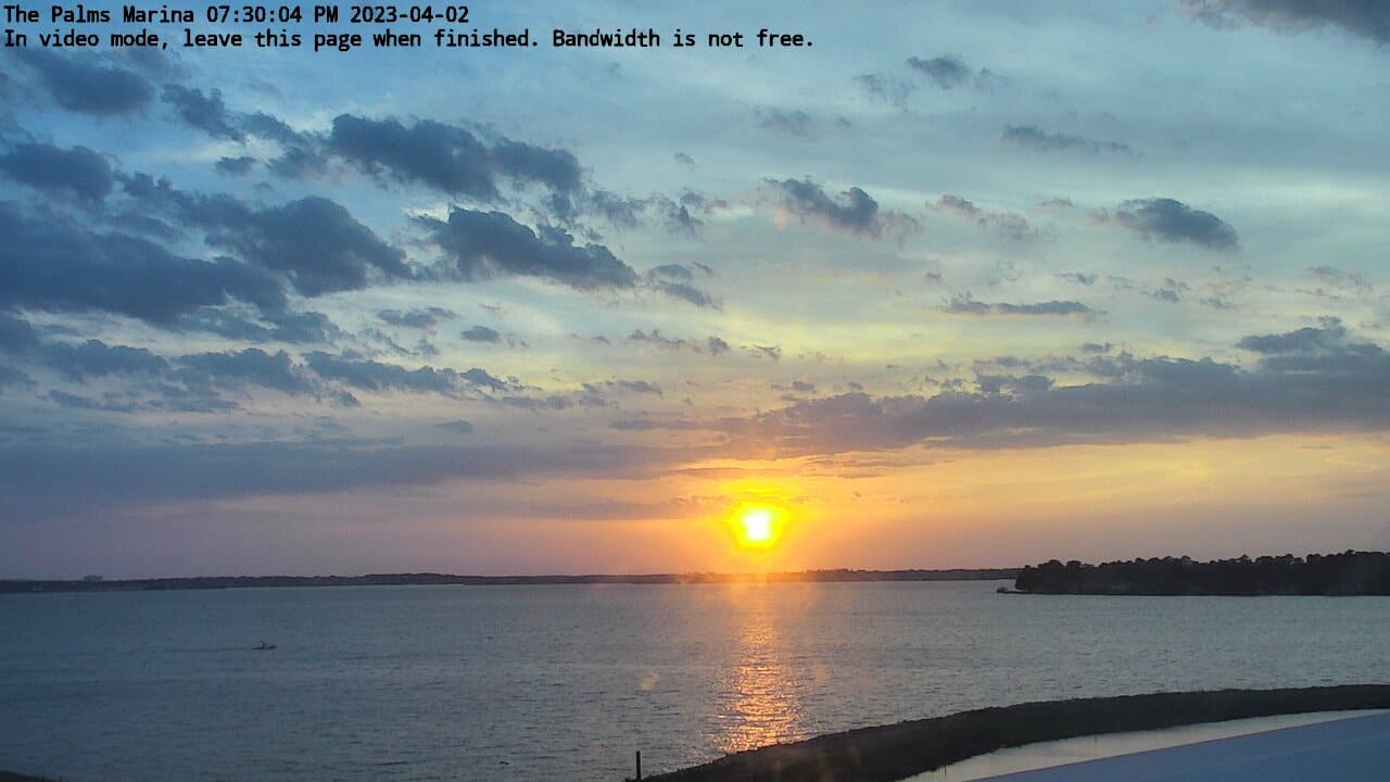 Lake Conroe sunset photo