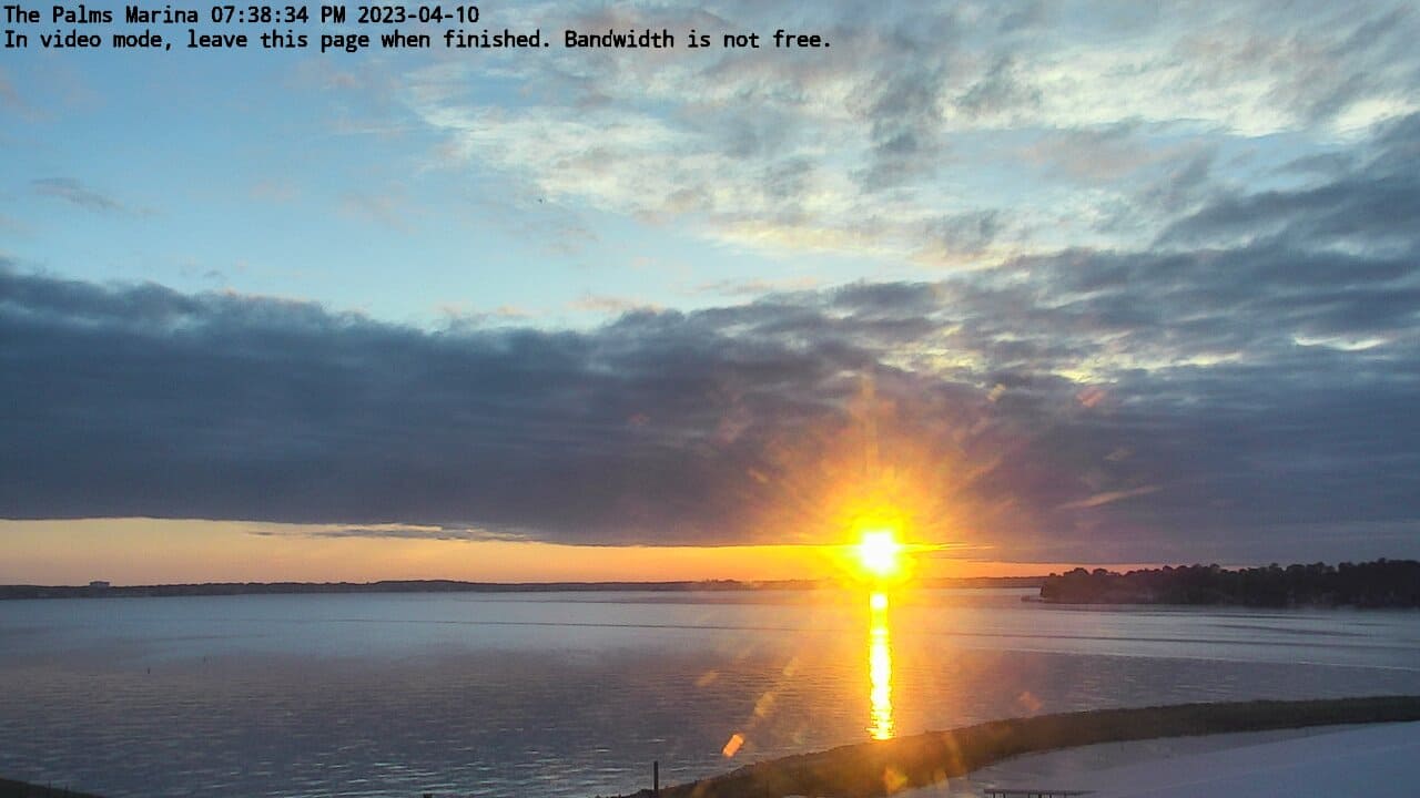 Lake Conroe sunset photo