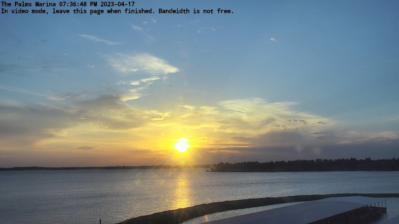 Lake Conroe sunset photo