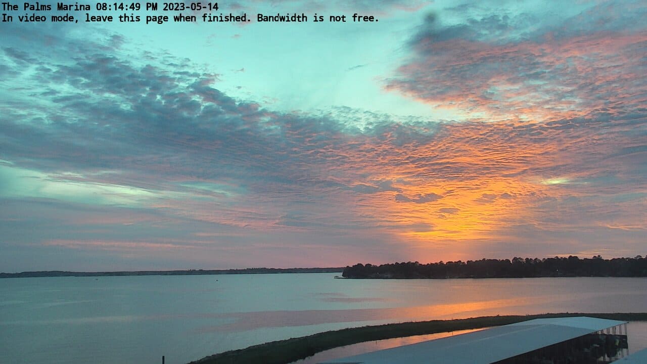 Lake Conroe sunset photo