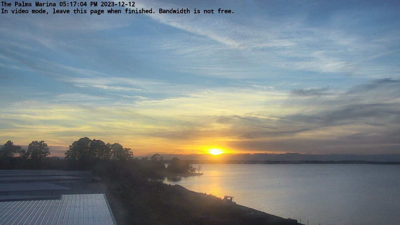 Lake Conroe sunset photo