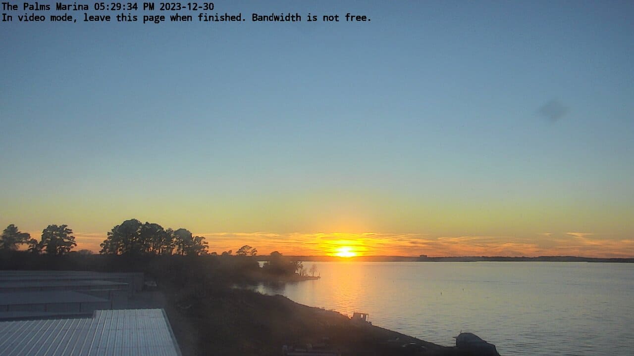 Lake Conroe sunset photo