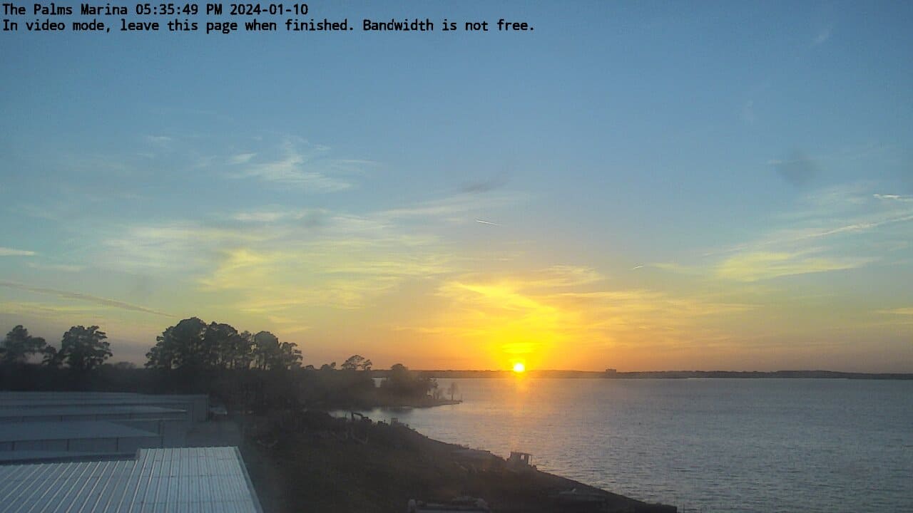 Lake Conroe sunset photo