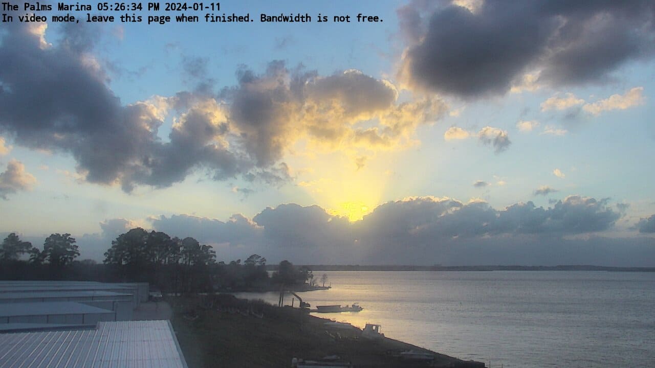Lake Conroe sunset photo