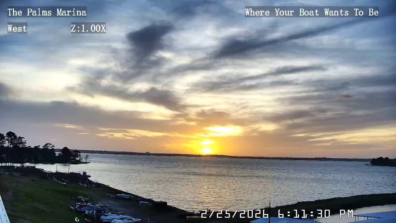 26-02-25-18-11-30 Lake Conroe sunset photo