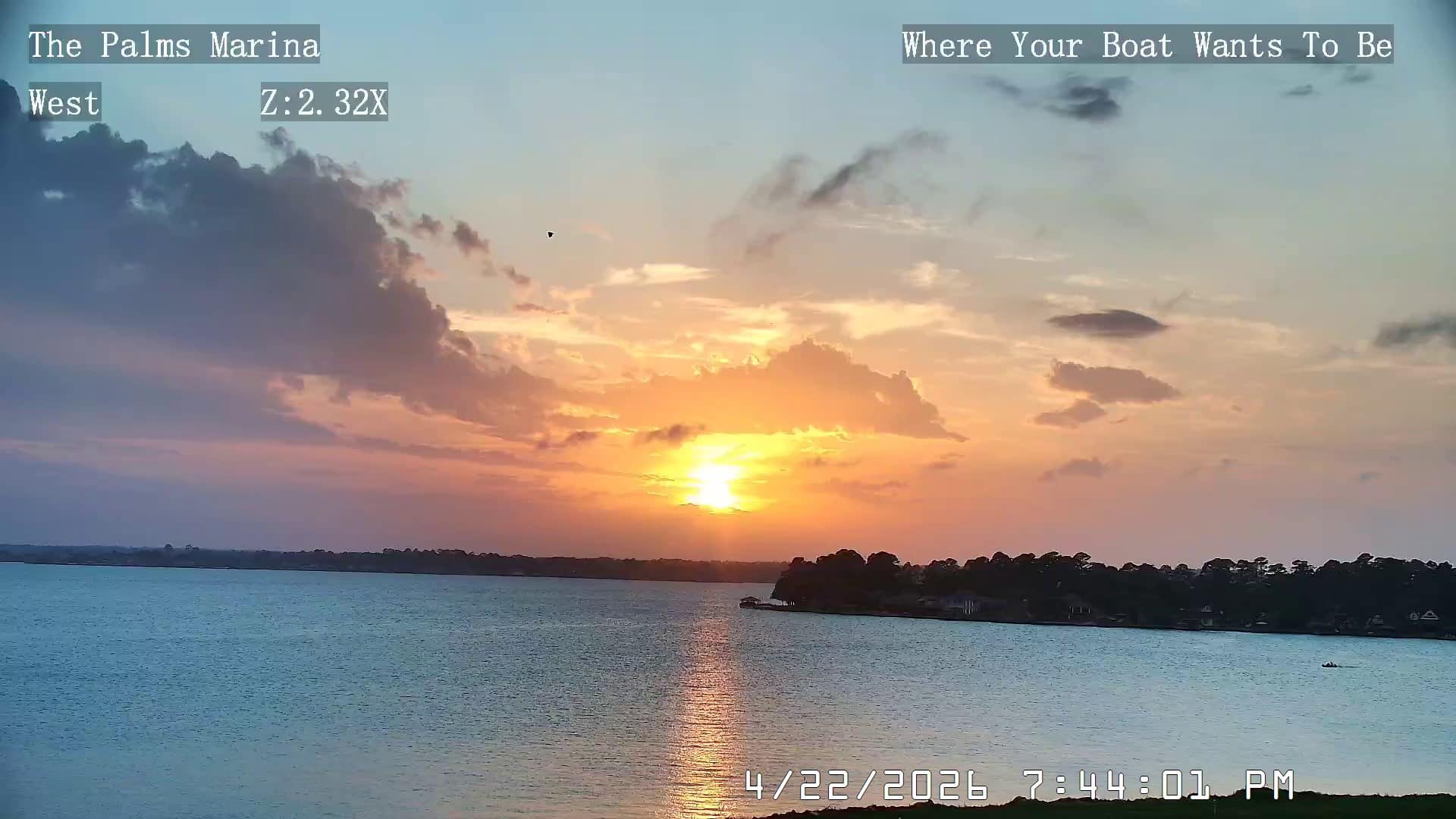 26-04-22-19-44-01 Lake Conroe sunset photo