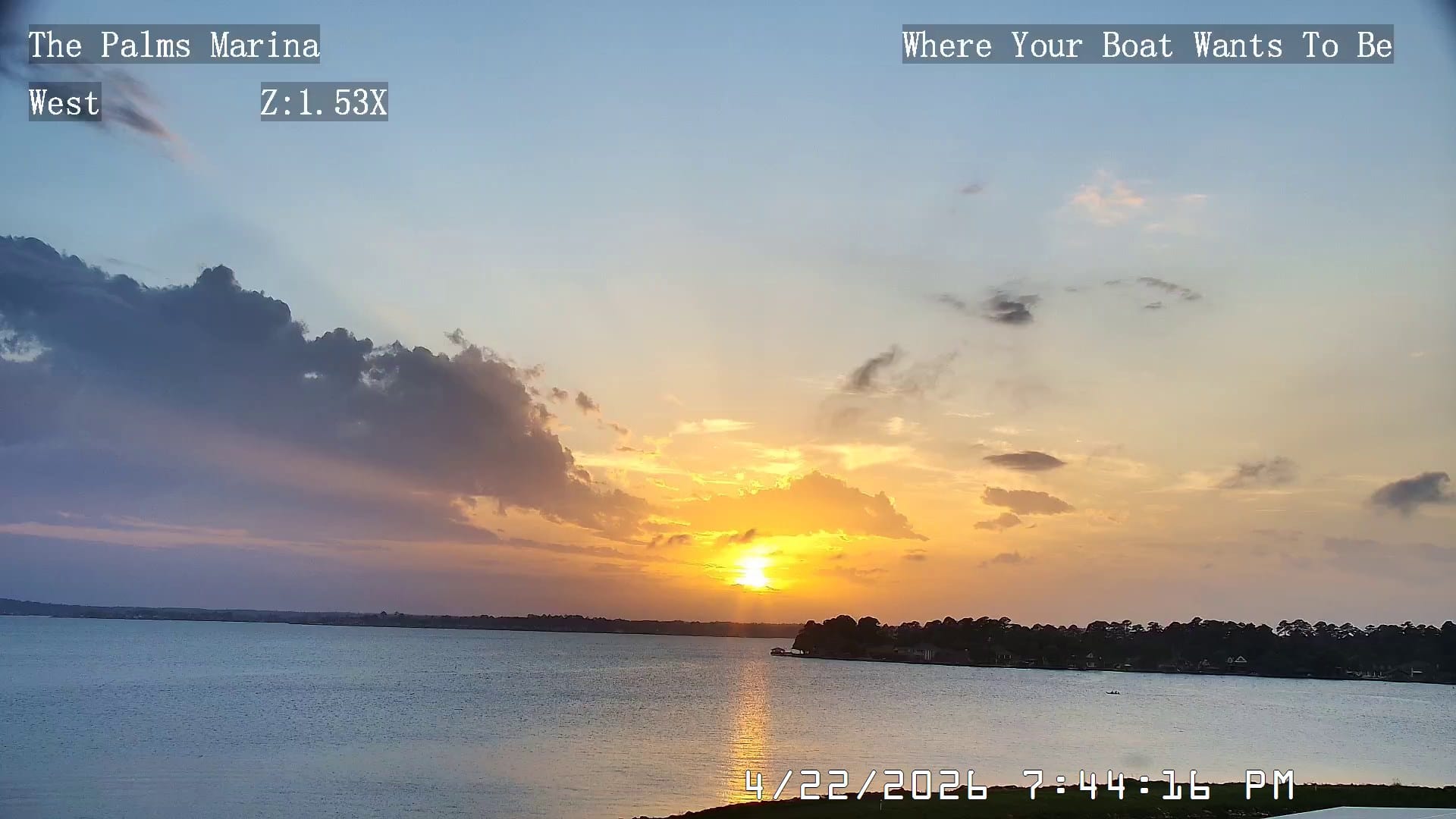 26-04-22-19-44-16 Lake Conroe sunset photo