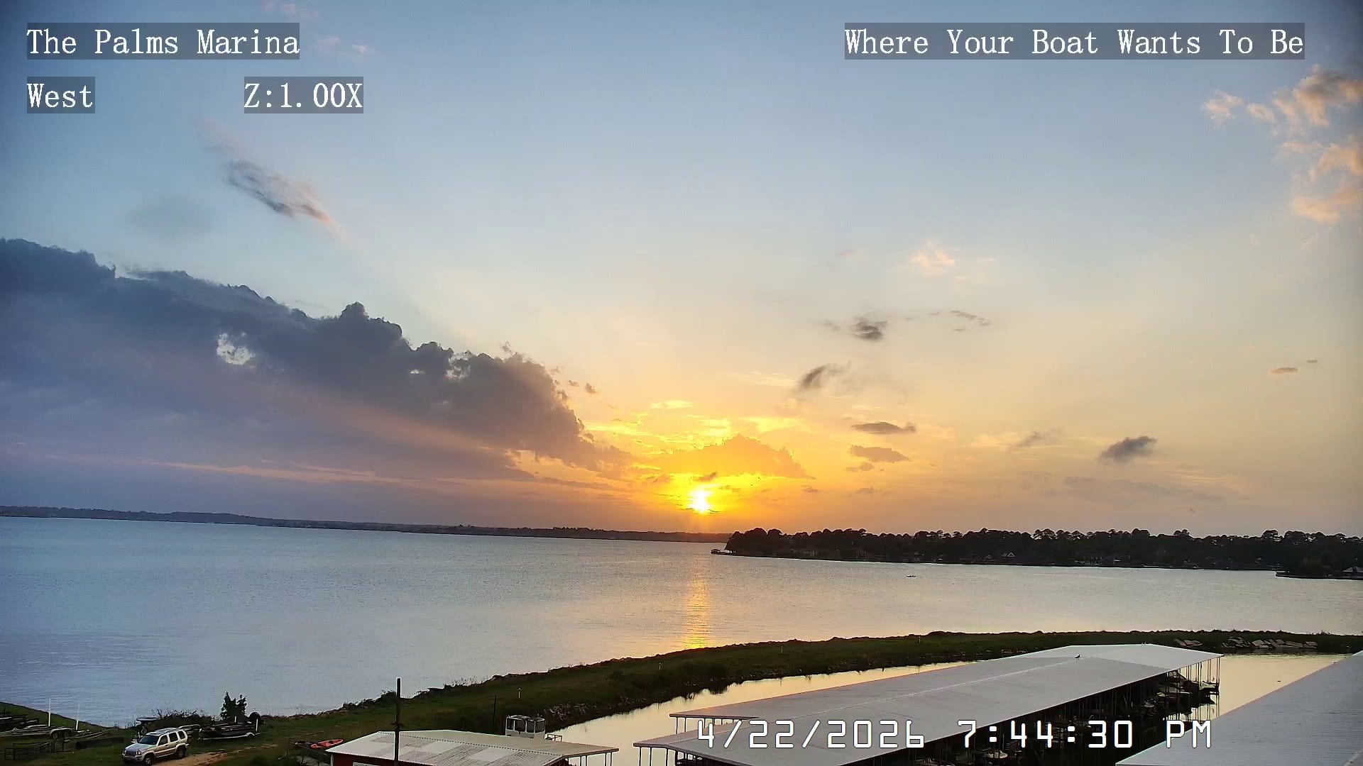 26-04-22-19-44-30 Lake Conroe sunset photo